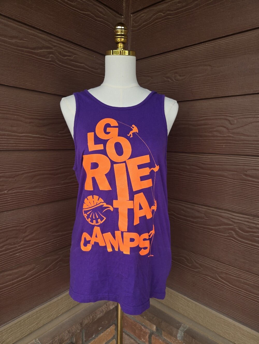 Next Level Apparel Purple Sleeveless Graphic Tank – Women’s Small